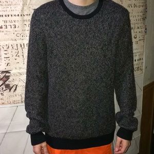 The Rail M Grey & Black sweater long sleeve